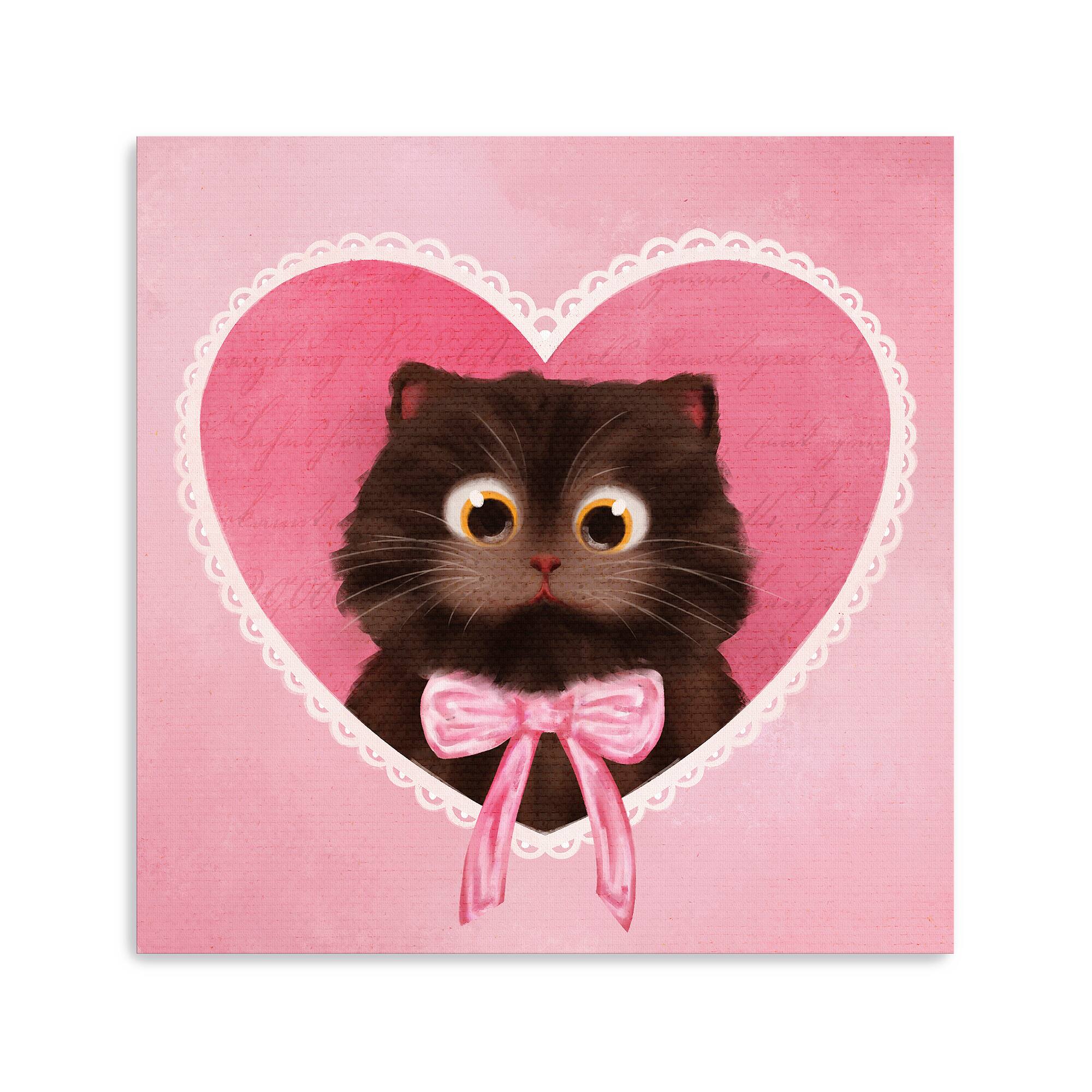 Meow Love II Canvas Giclée Art